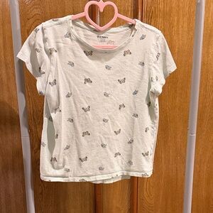 Old Navy Kids Butterfly Tee - Light Cream